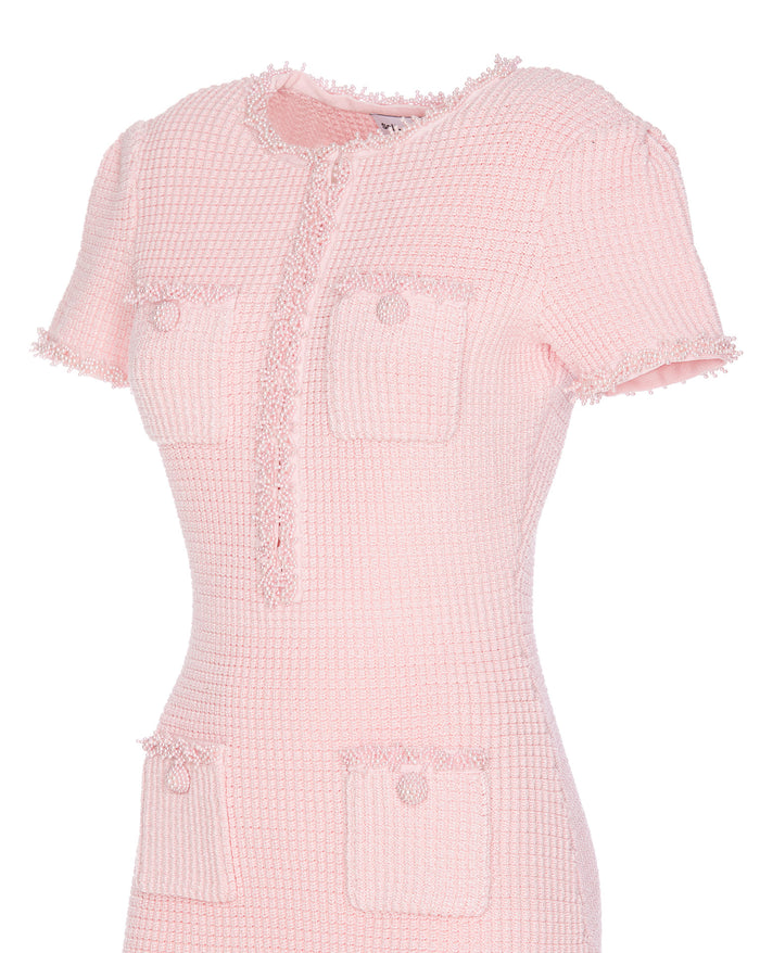 Self Portrait Dresses Pink Polyester