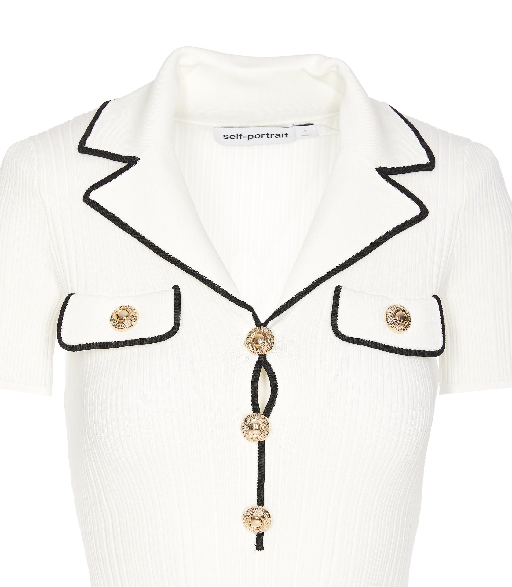 Self Portrait Dresses White Viscose