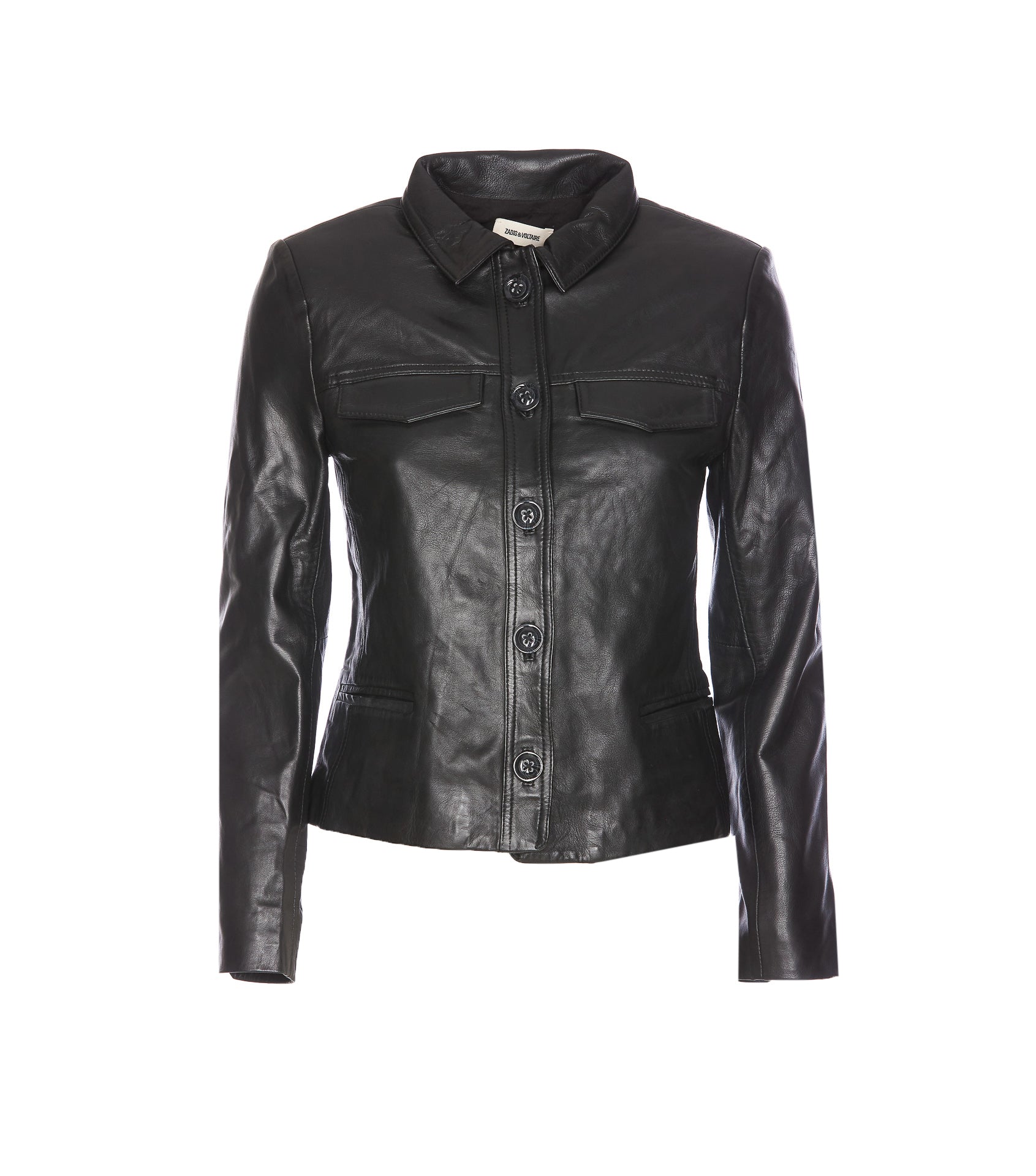 Zadig & Voltaire Jackets Black Lamb Leather