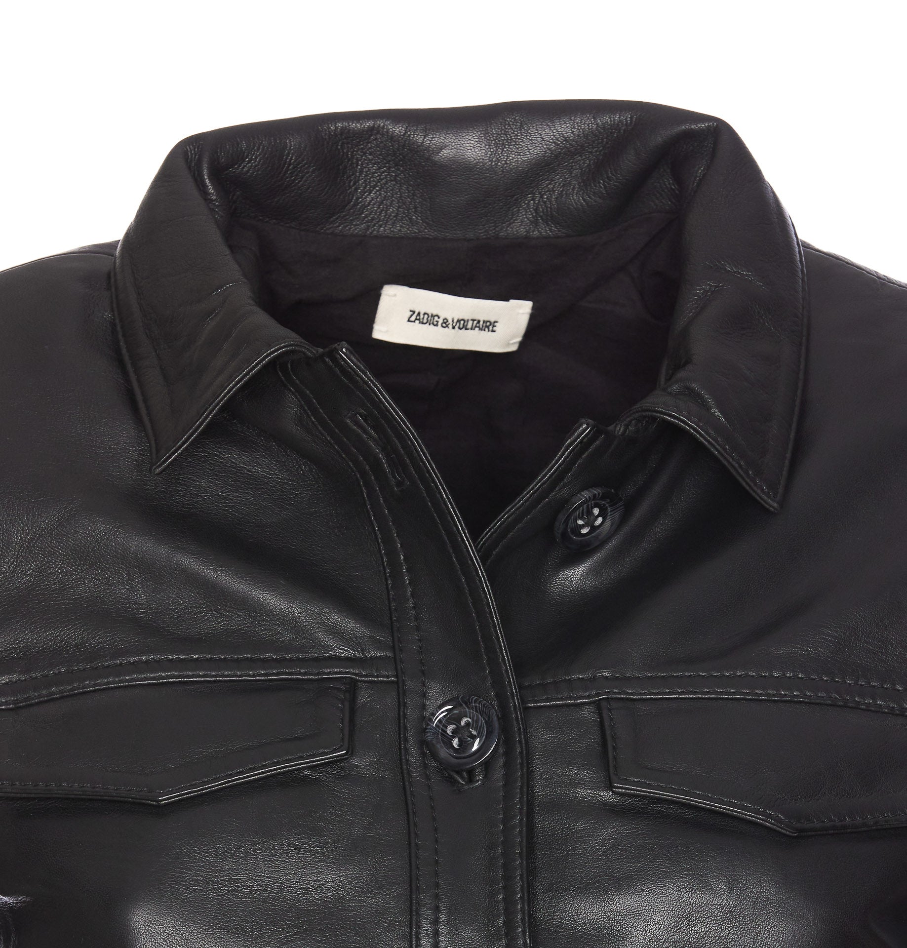Zadig & Voltaire Jackets Black Lamb Leather