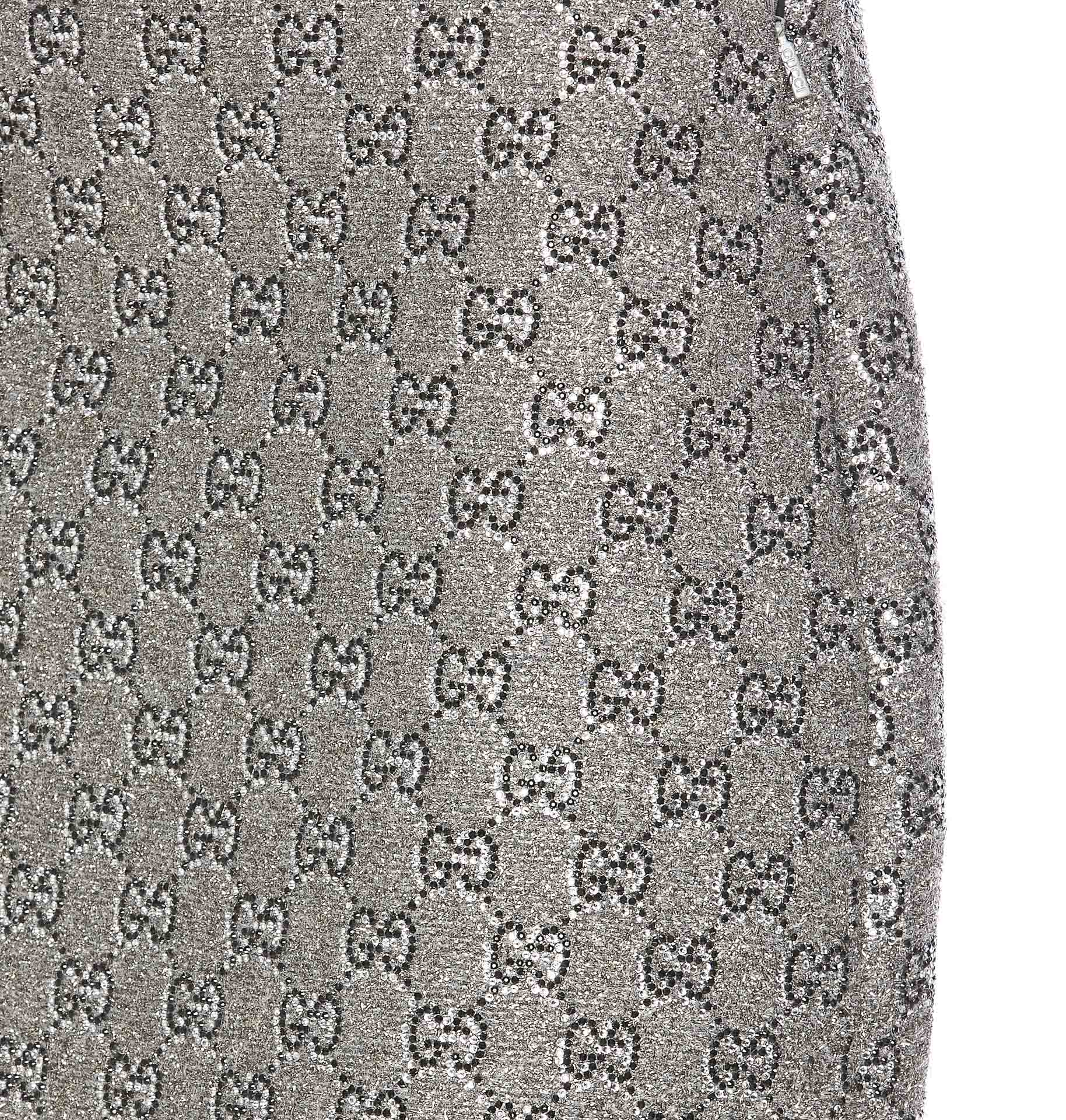 Gucci Skirts Grey Viscose