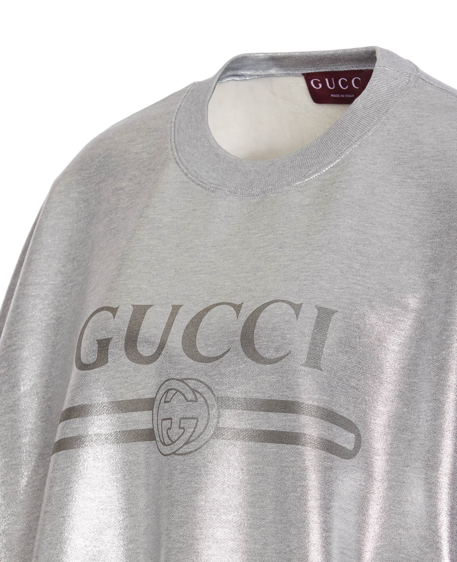 Gucci Sweaters Silver Cotton