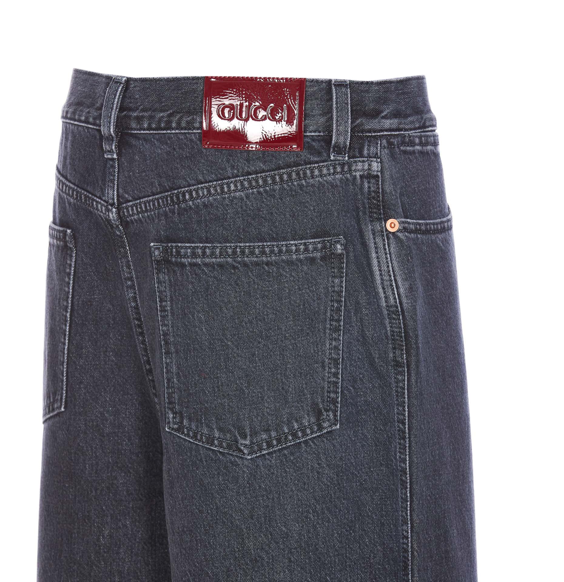 Gucci Trousers Black Cotton