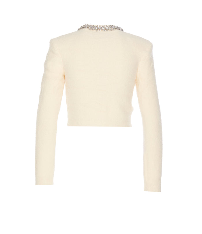 Self Portrait Sweaters White Polyamide