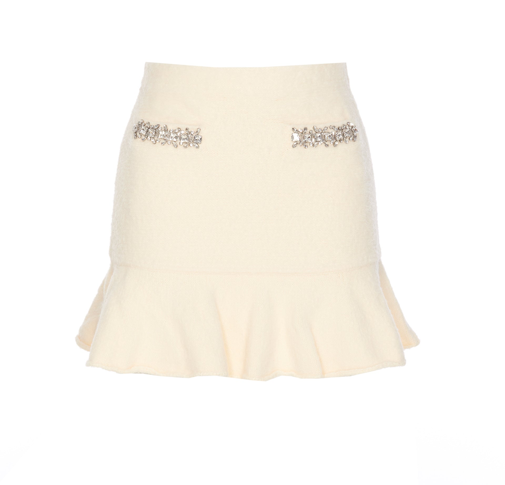 Self Portrait Skirts White Polyamide