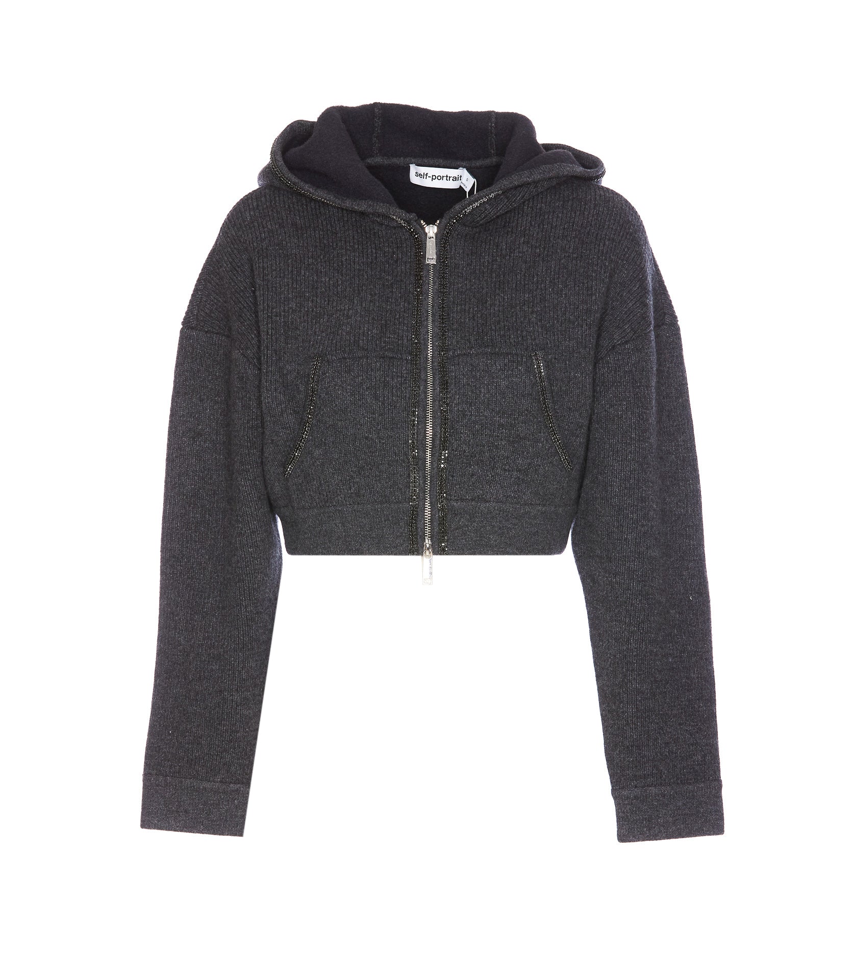Self Portrait Sweaters Grey Wool