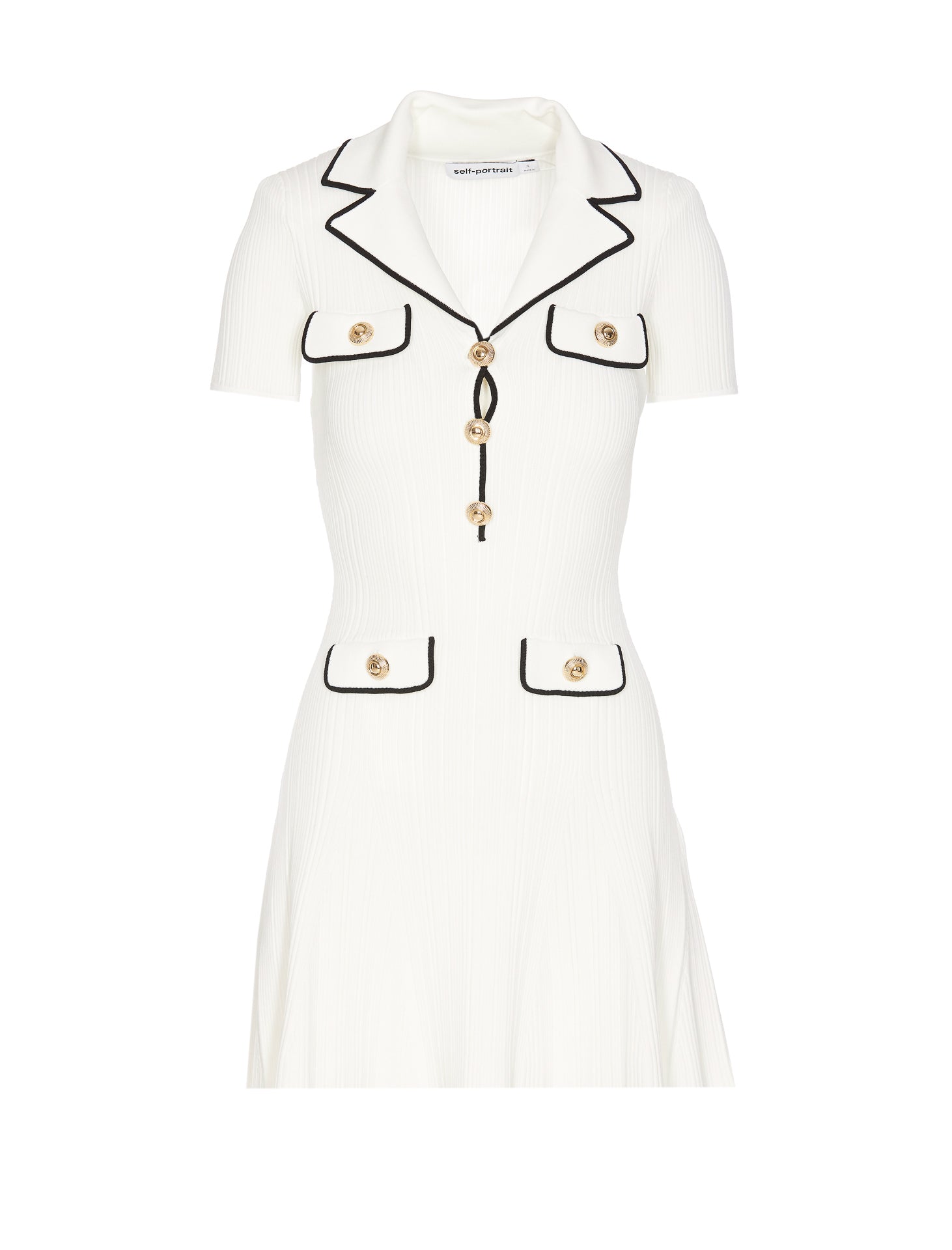 Self Portrait Dresses White Viscose