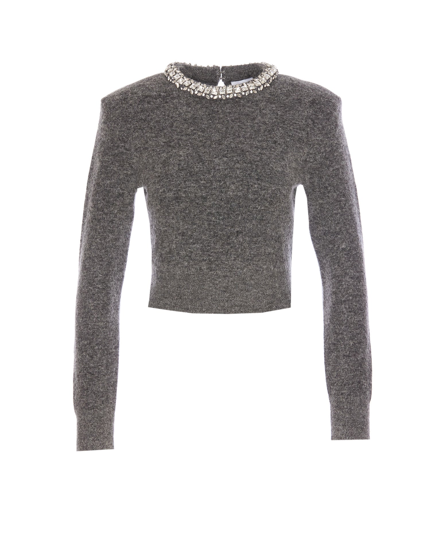 Self Portrait Top Grey Viscose