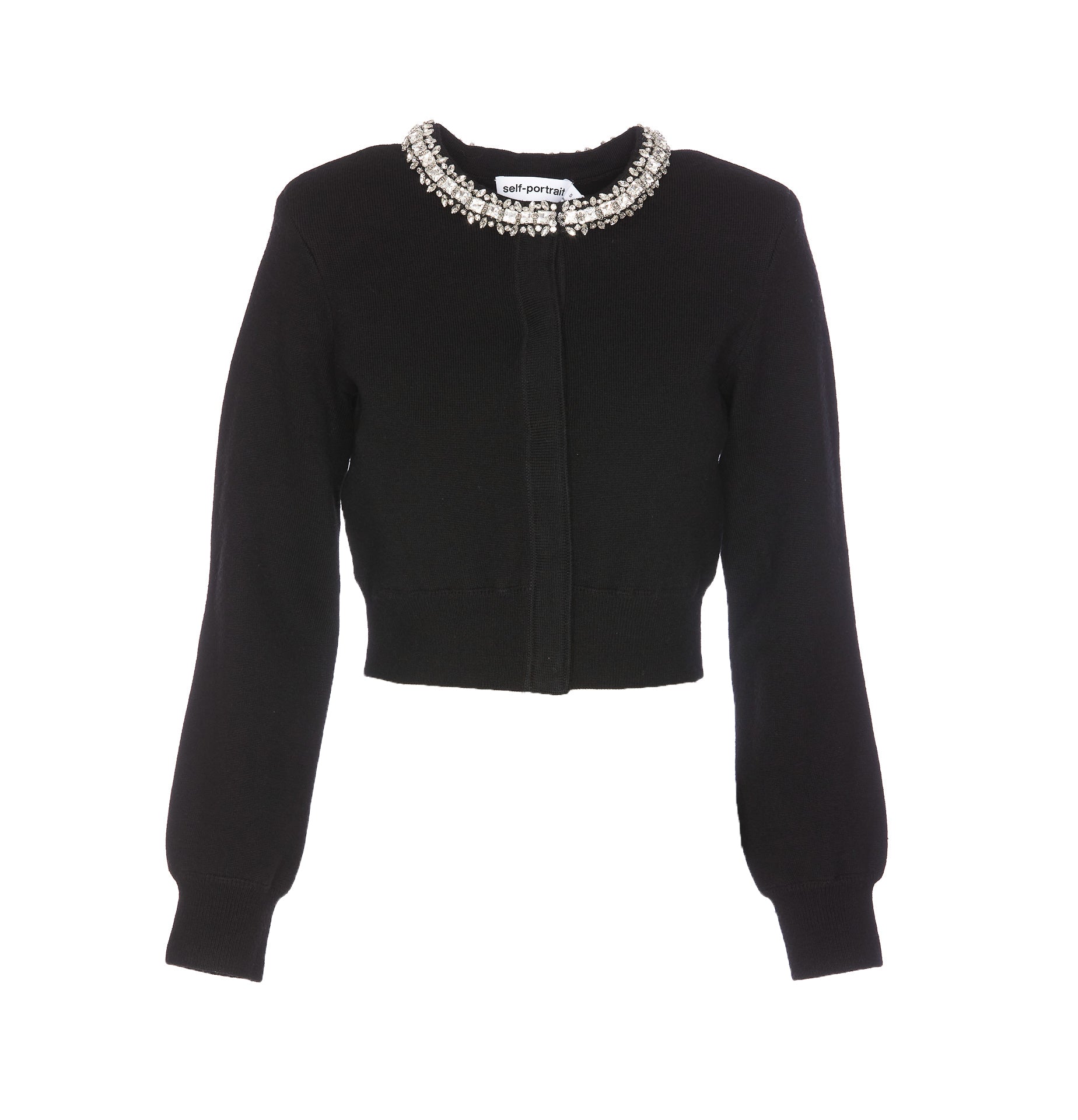 Self Portrait Sweaters Black Wool
