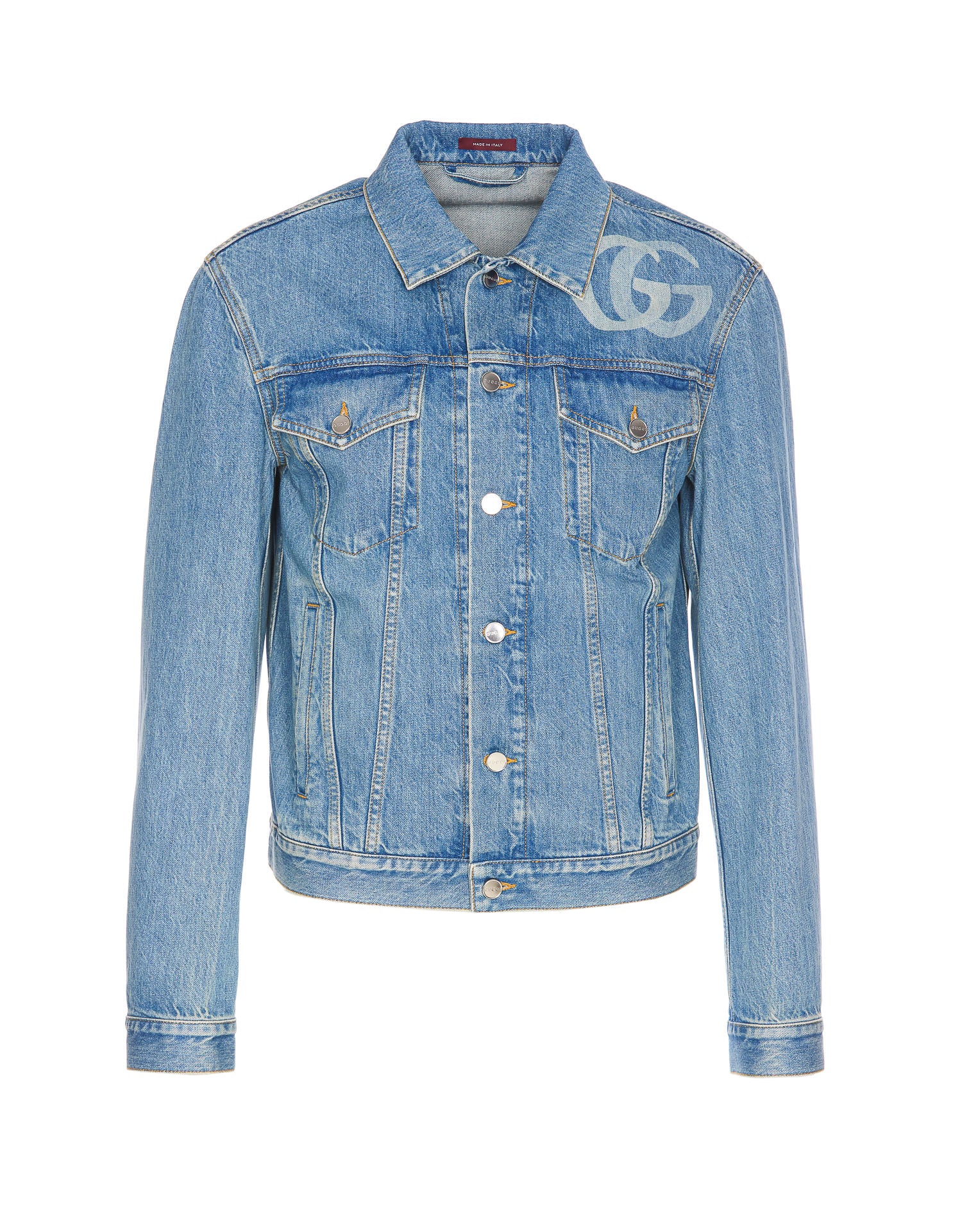 Gucci Jackets Blue Cotton