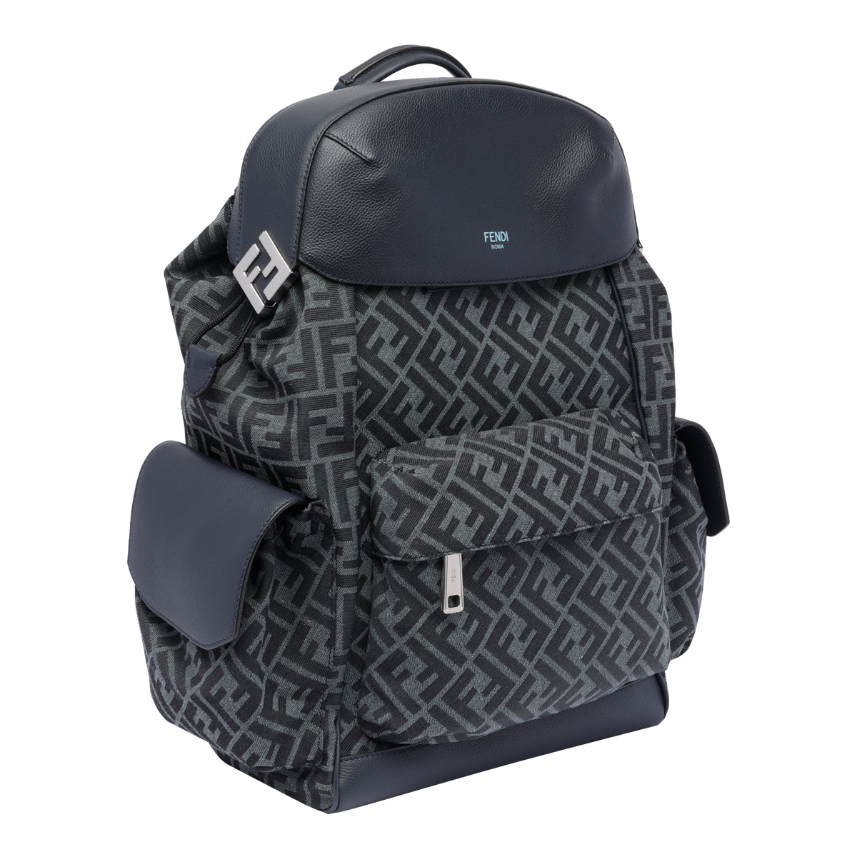 Fendi Bags Blue Fabric Calf Leather