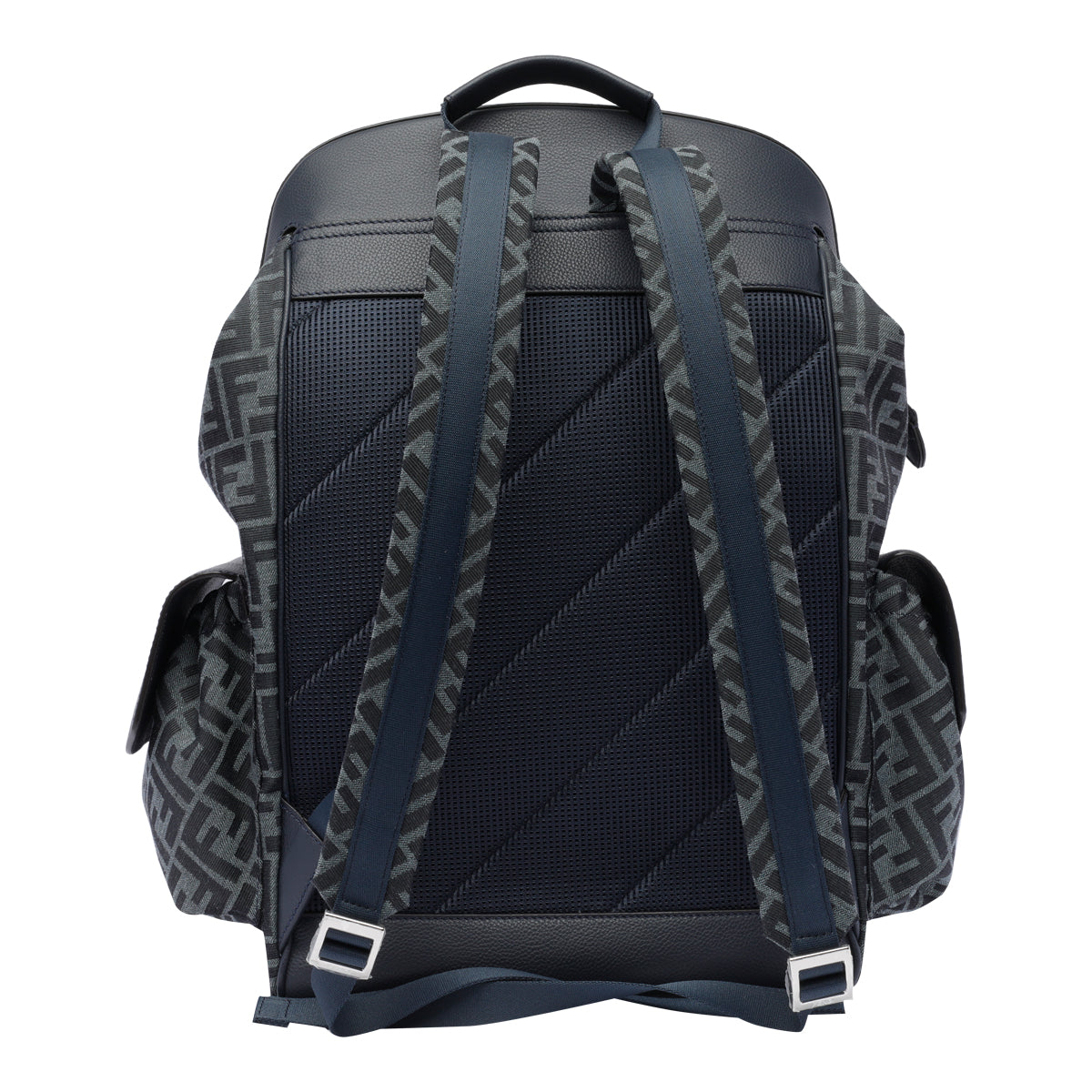 Fendi Bags Blue Fabric Calf Leather