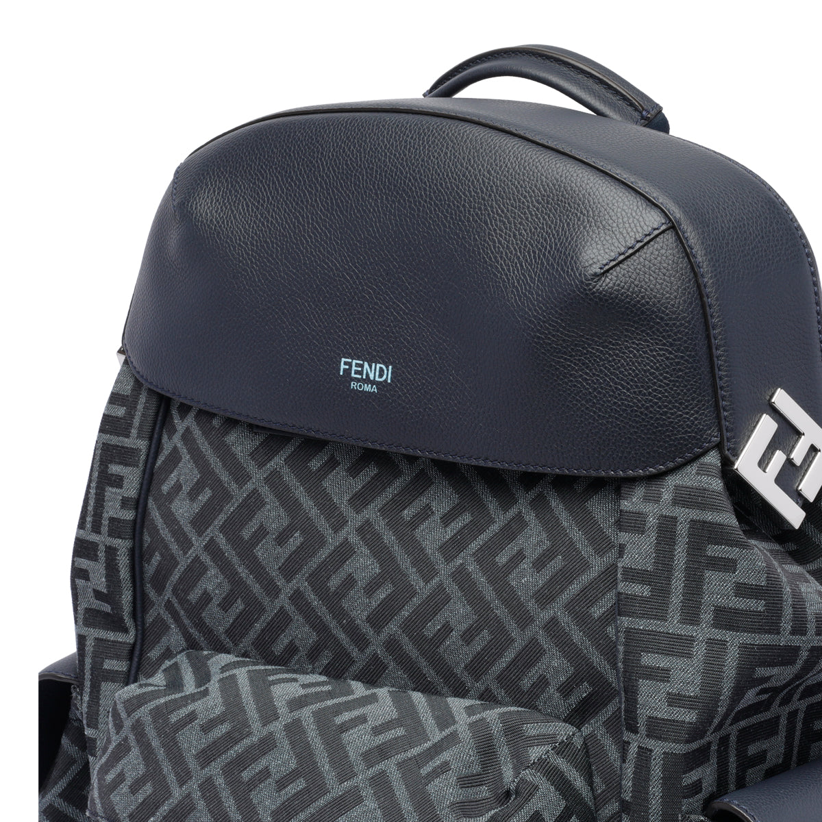 Fendi Bags Blue Fabric Calf Leather