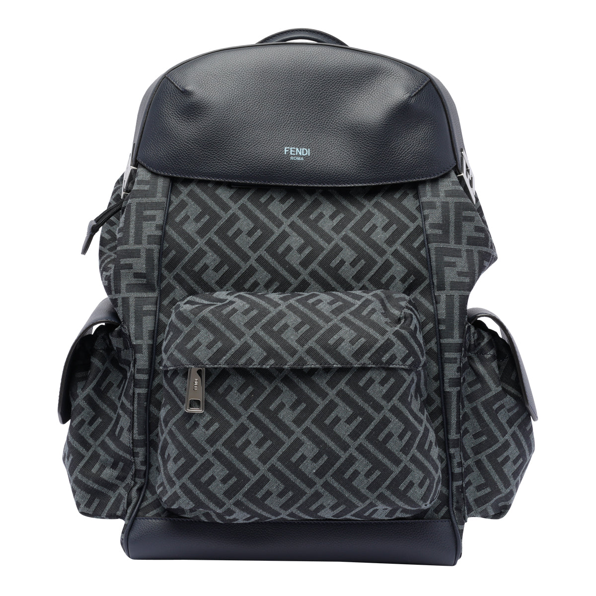 Fendi Bags Blue Fabric Calf Leather