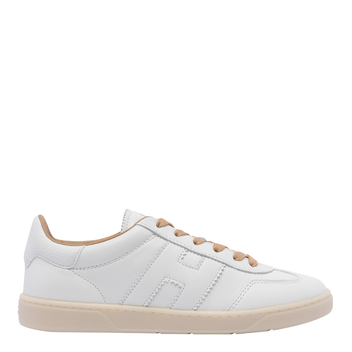 Hogan Sneakers White Calf Leather/rubber Sole