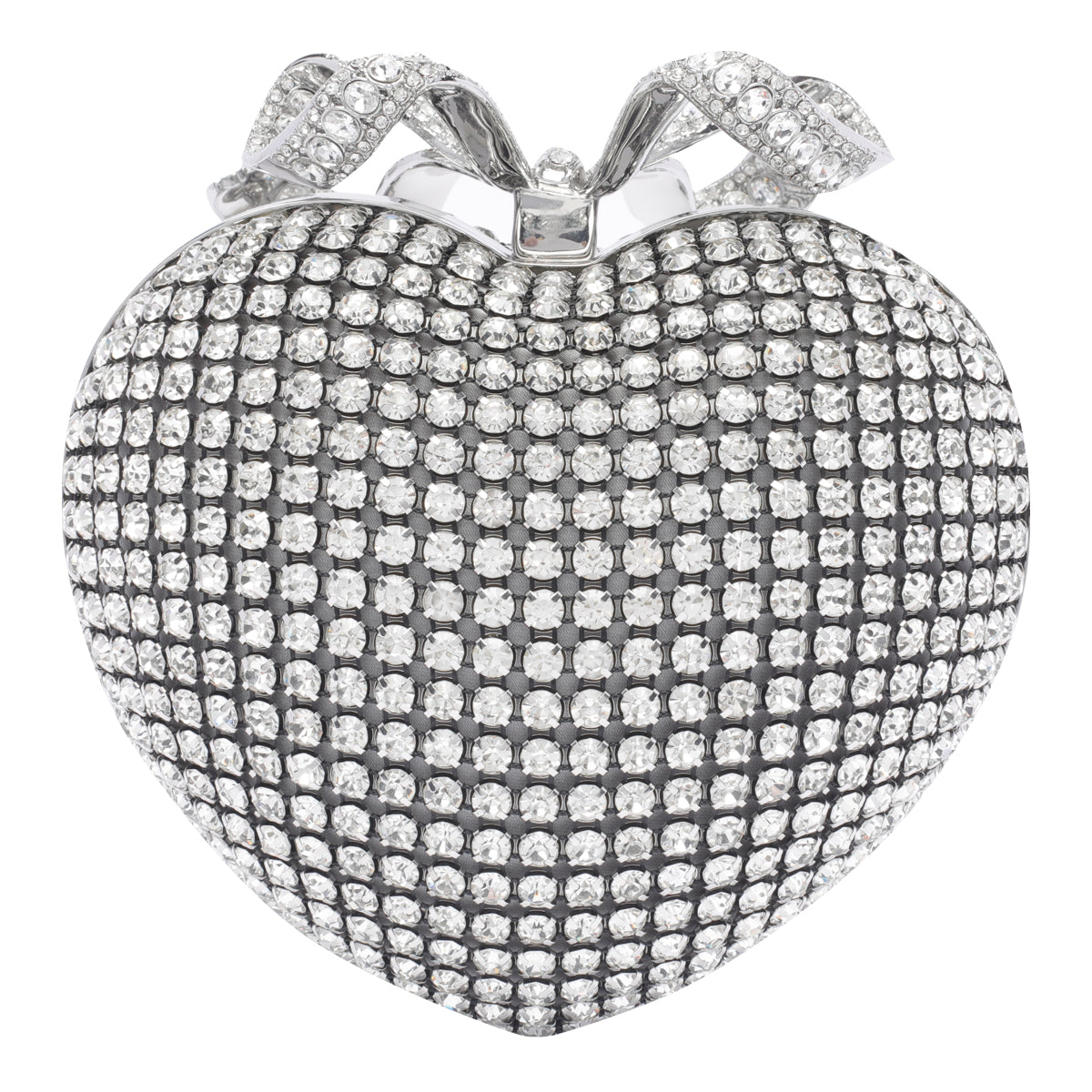 Self Portrait Bags Silver Polyester Crystal