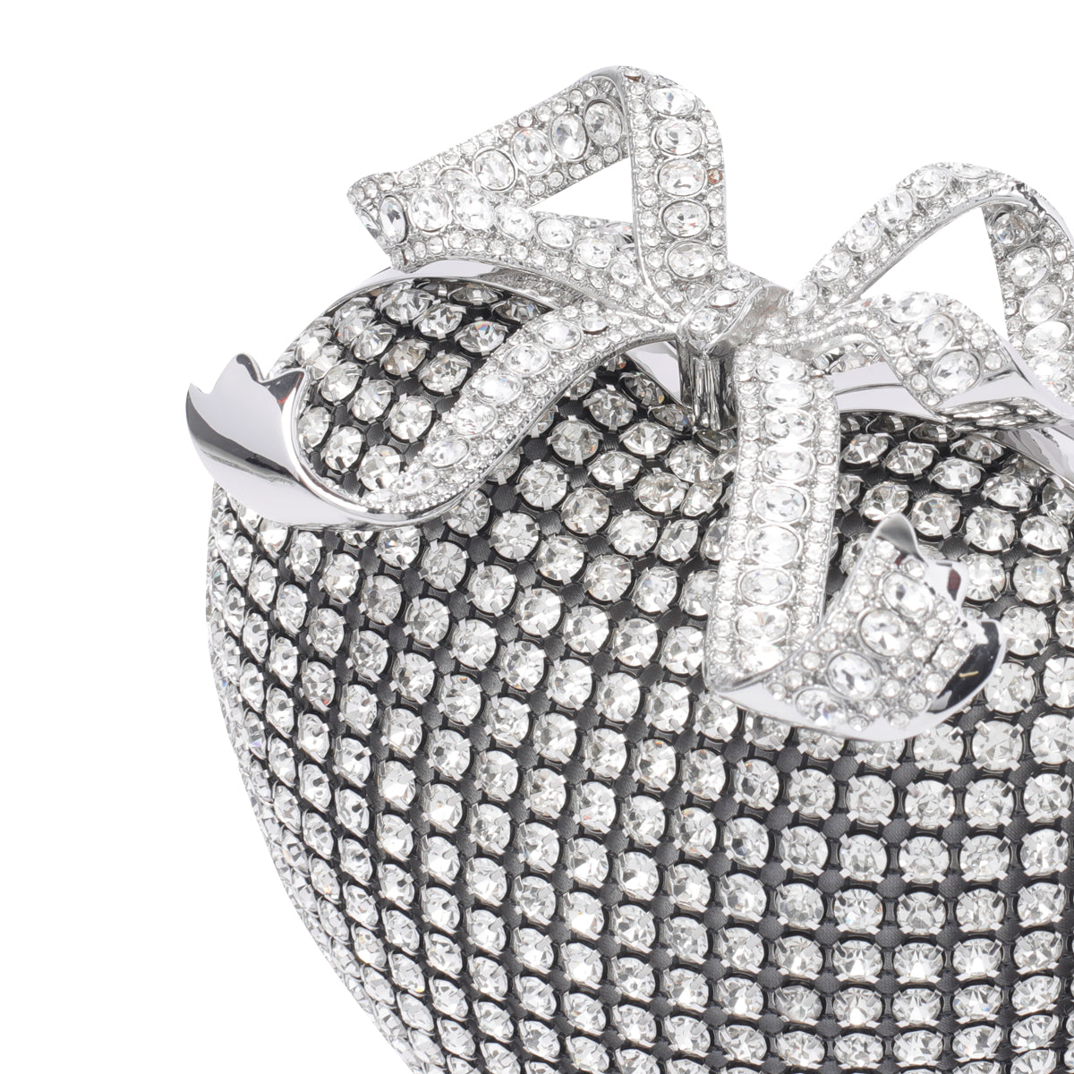 Self Portrait Bags Silver Polyester Crystal