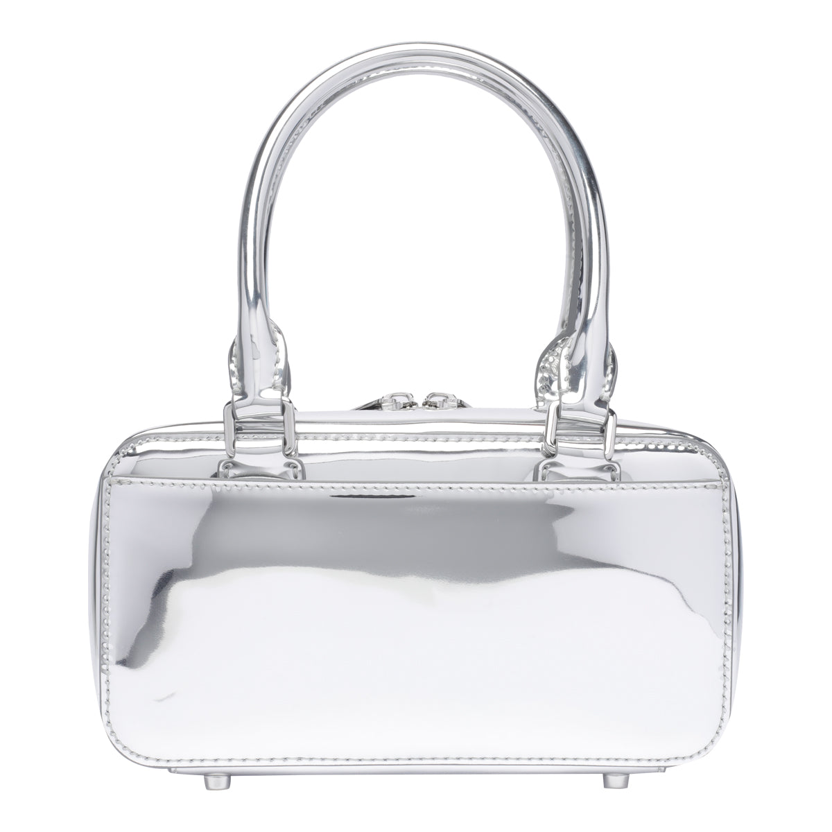 Self Portrait Bags Silver Calf Leather