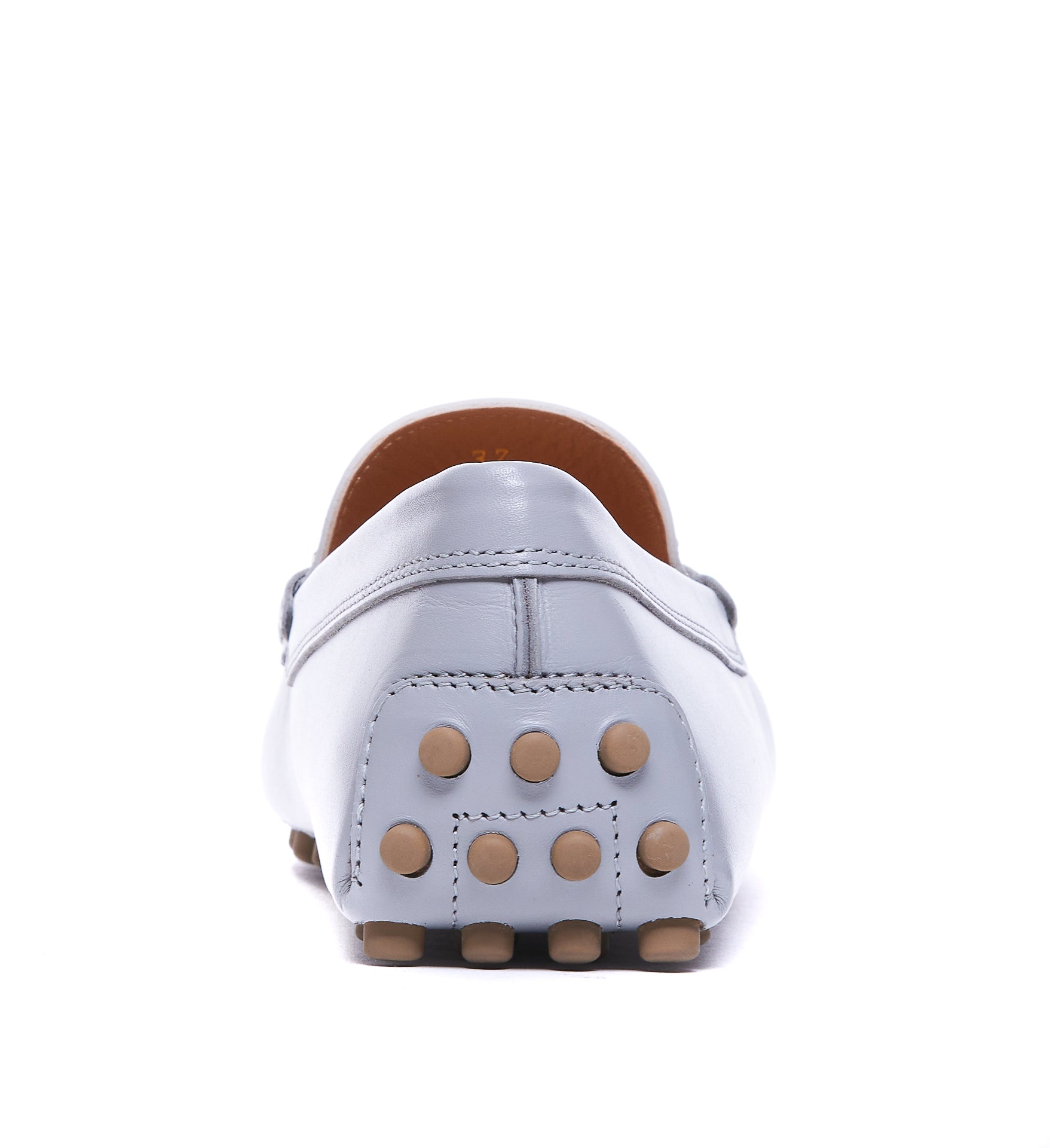 Tods Flat Shoes Grey Leather