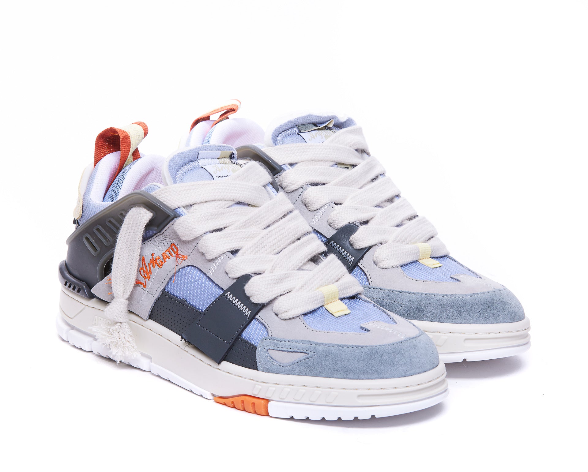 Axel Arigato Sneakers Grey Leather And Suede
