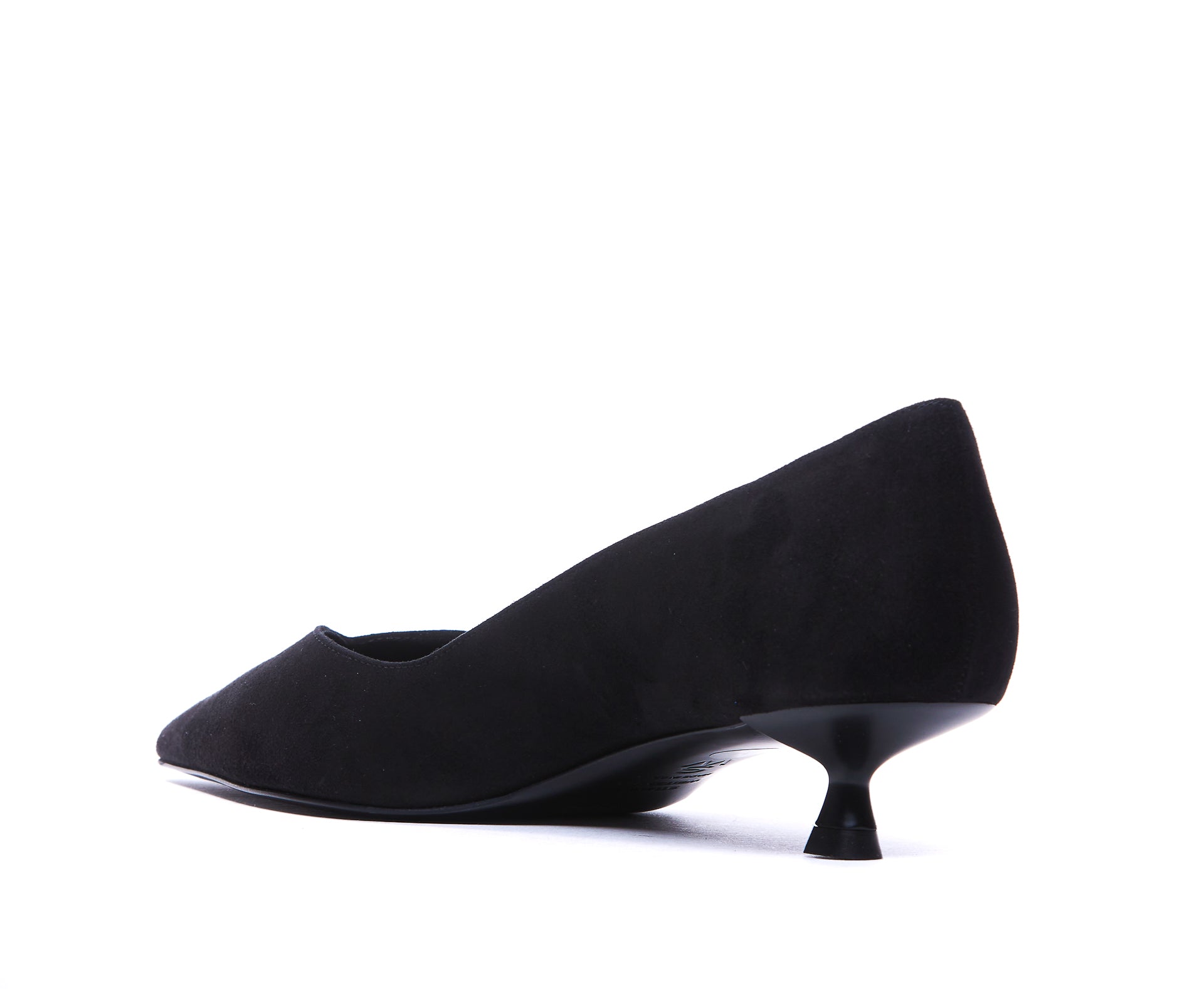 Stuart Weitzman With Heel Black Suede