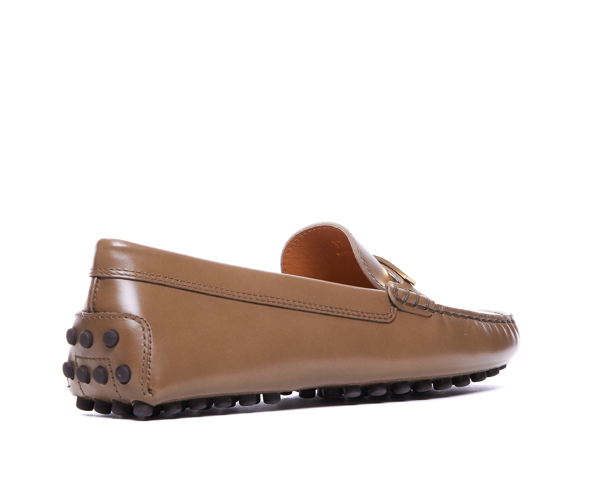 Tods Flat Shoes Brown Leather