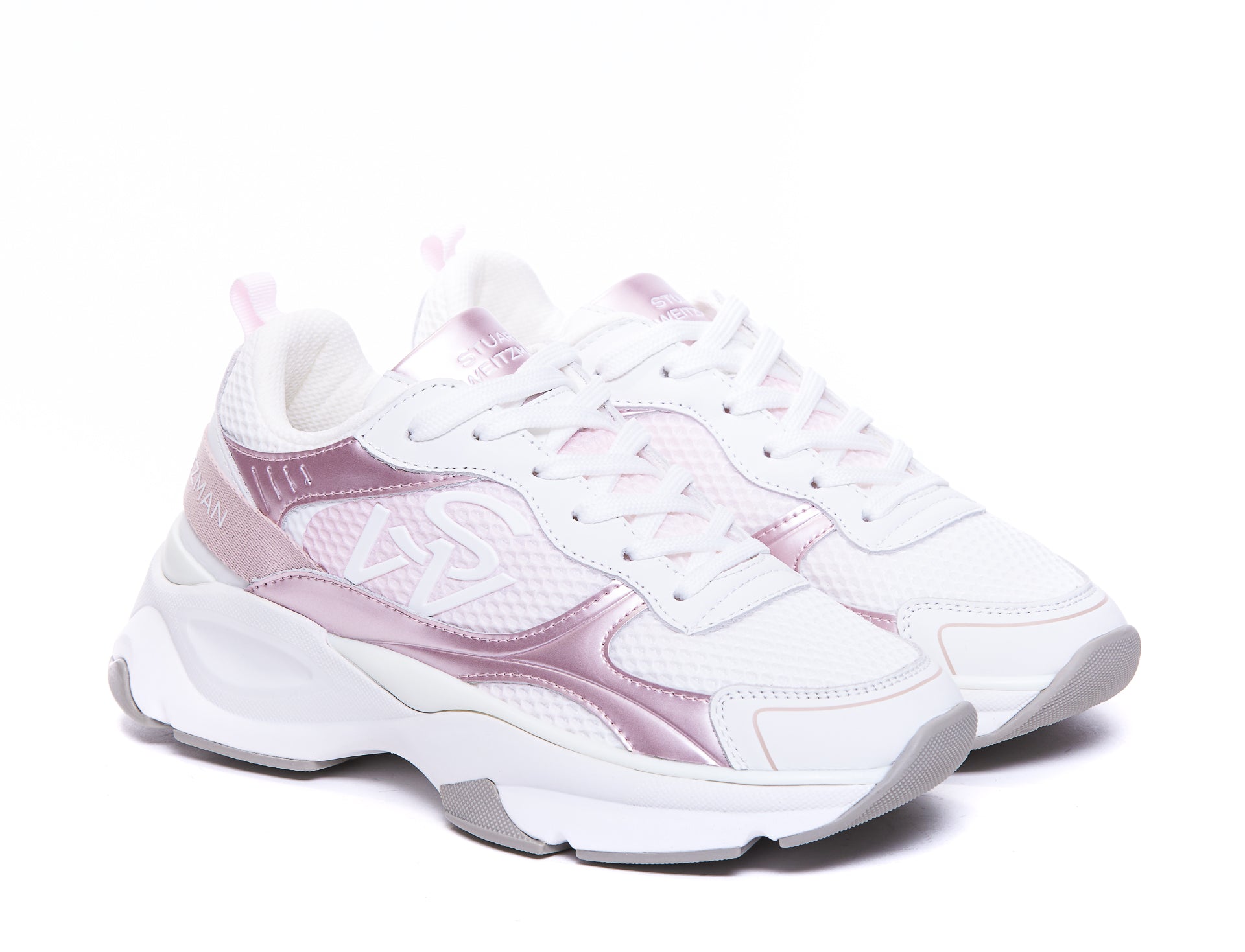Stuart Weitzman Sneakers White Fabri