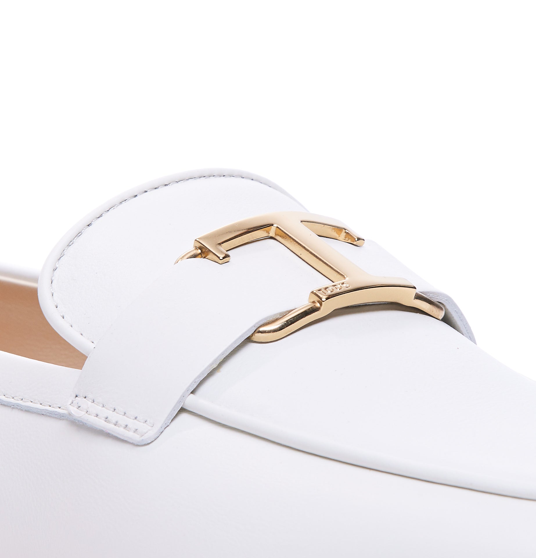 Tods Flat Shoes White Leather