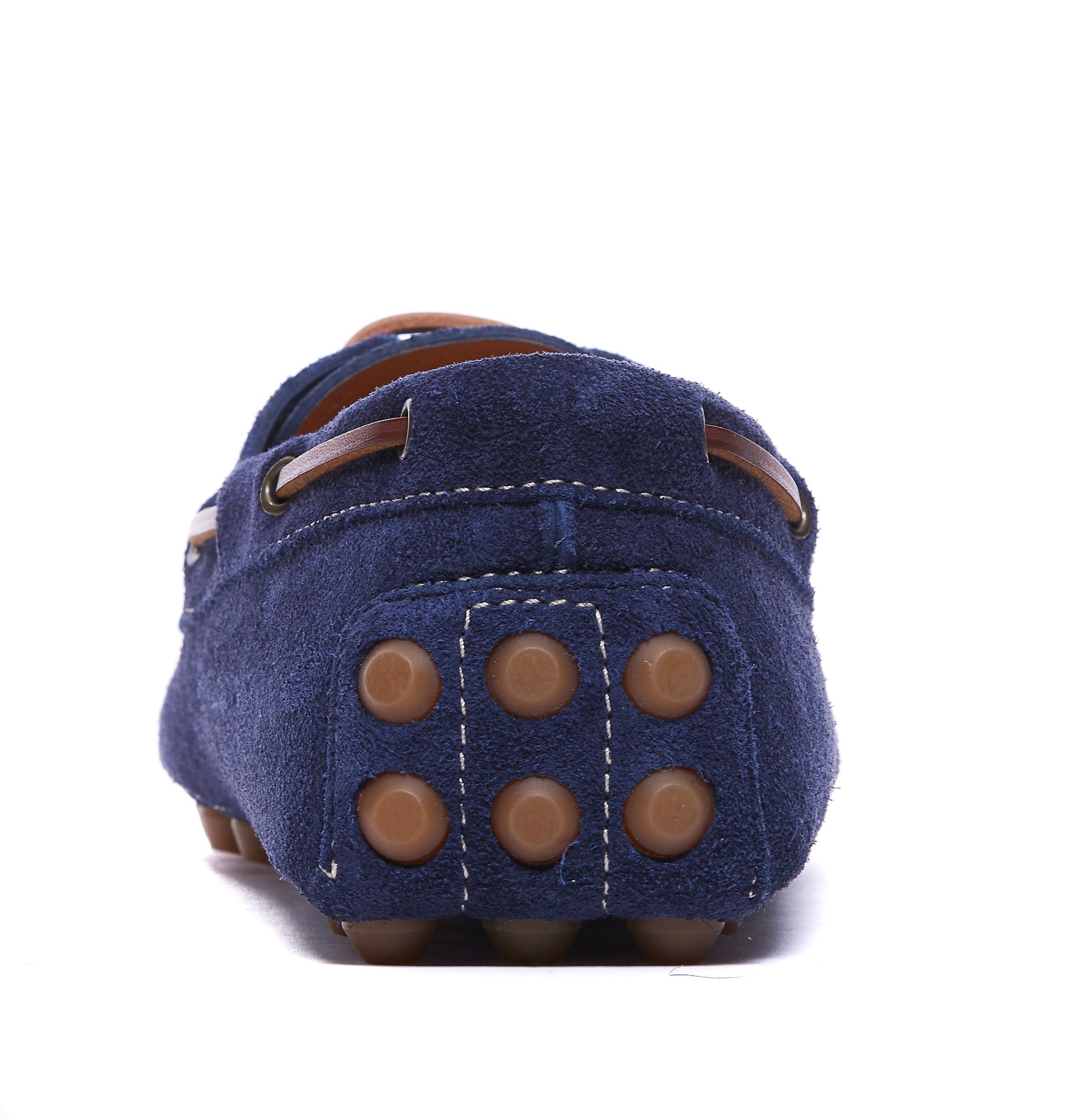 Tods Flat Shoes Blue Suede