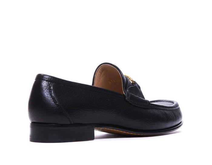Valentino Garavani Flat Shoes Black Leather