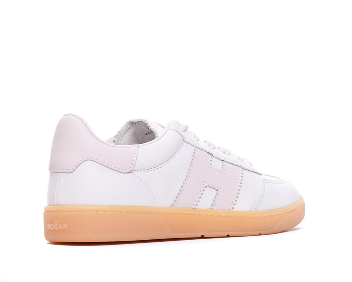 Hogan Sneakers White Leather And Suede