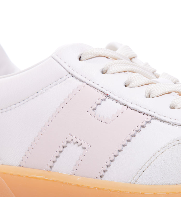 Hogan Sneakers White Leather And Suede