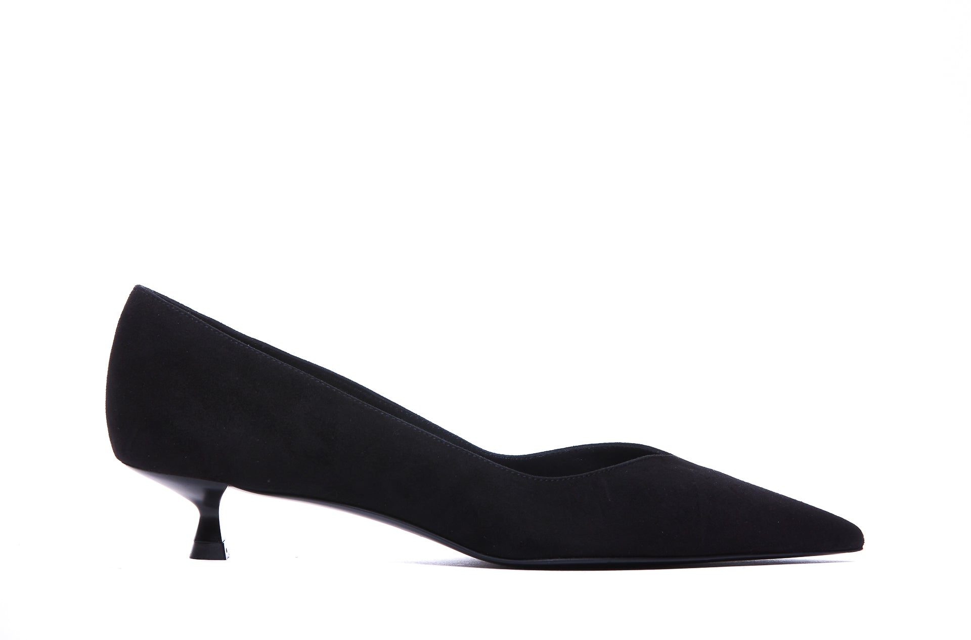 Stuart Weitzman With Heel Black Suede