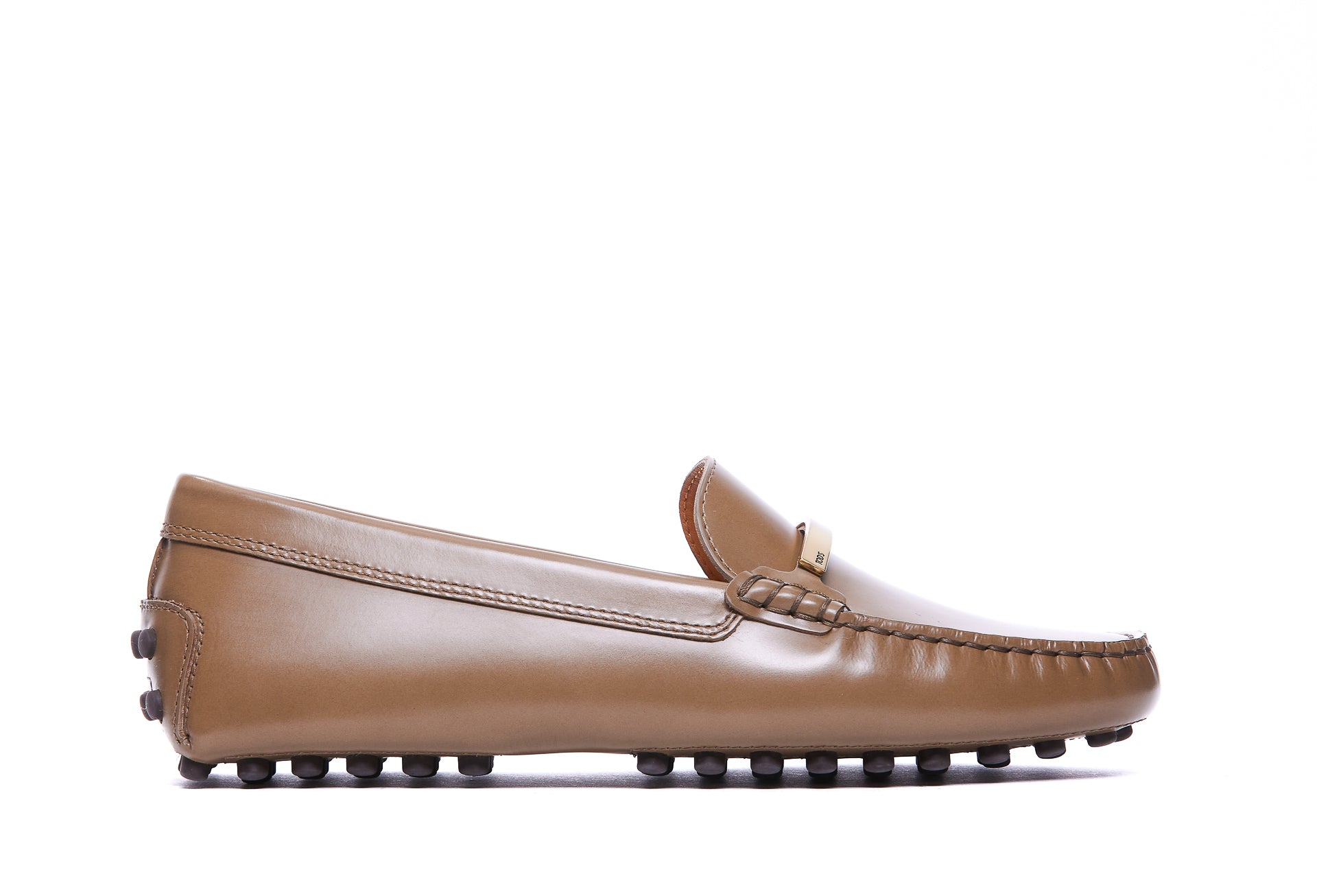 Tods Flat Shoes Brown Leather
