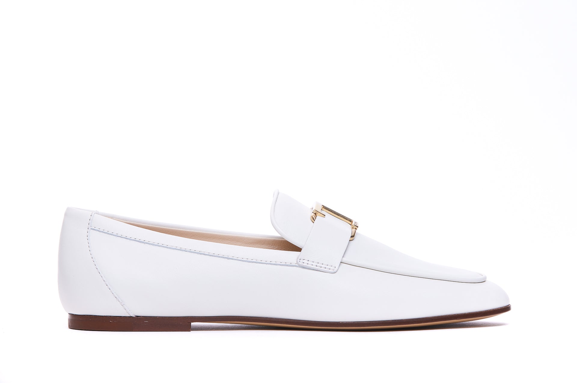 Tods Flat Shoes White Leather