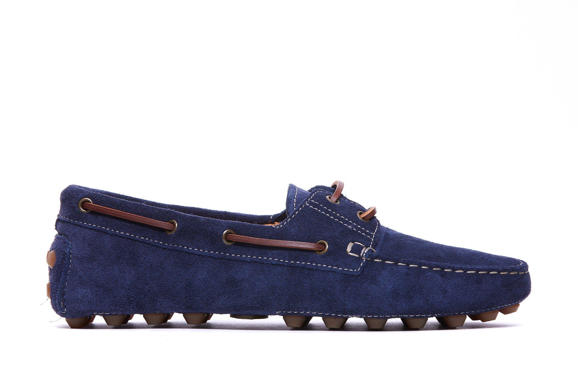 Tods Flat Shoes Blue Suede