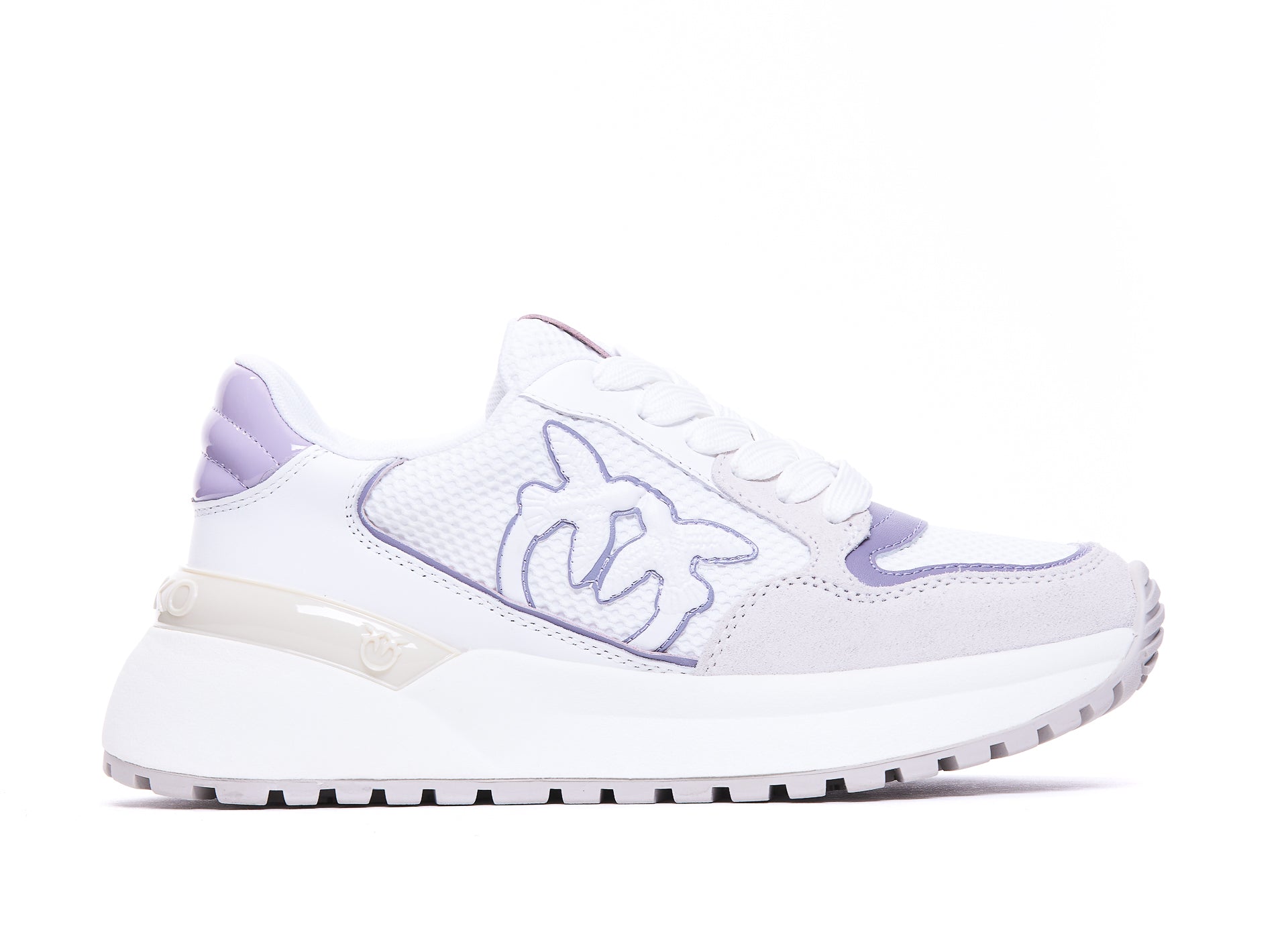 Pinko Sneakers White Leather And Suede