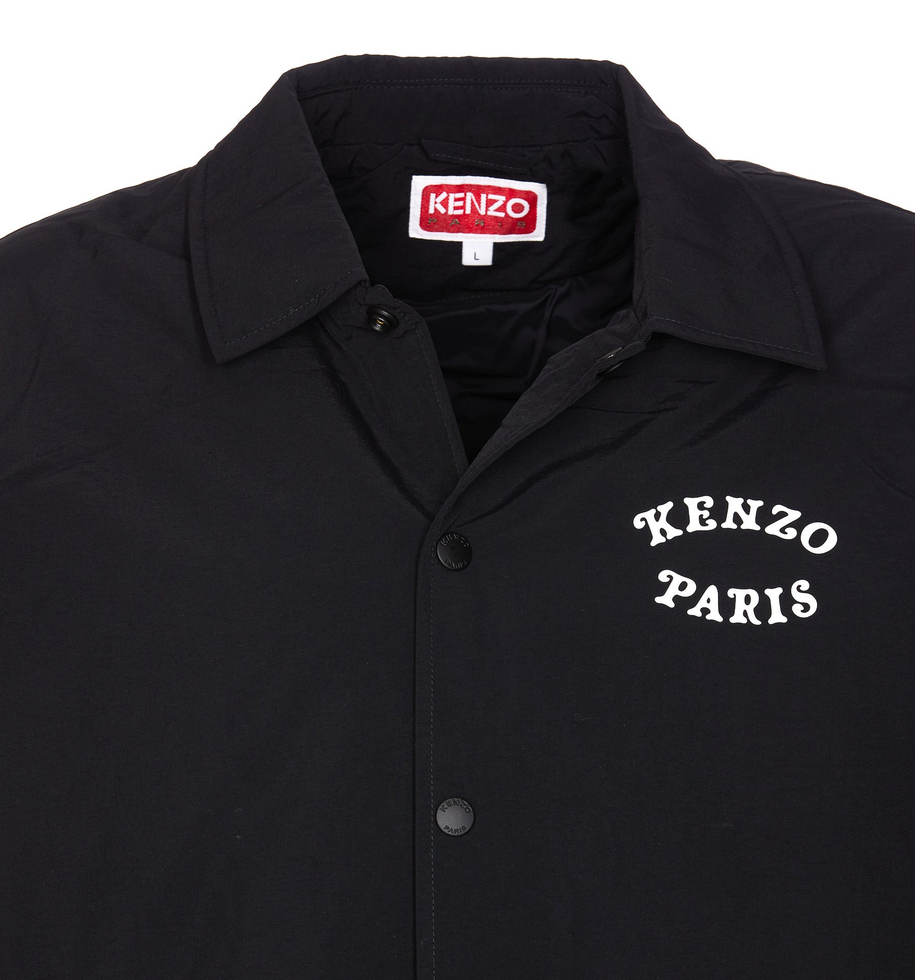 Kenzo Jackets Black Nylon