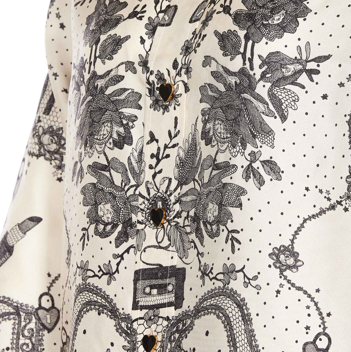 Zimmermann Shirts Grey Silk