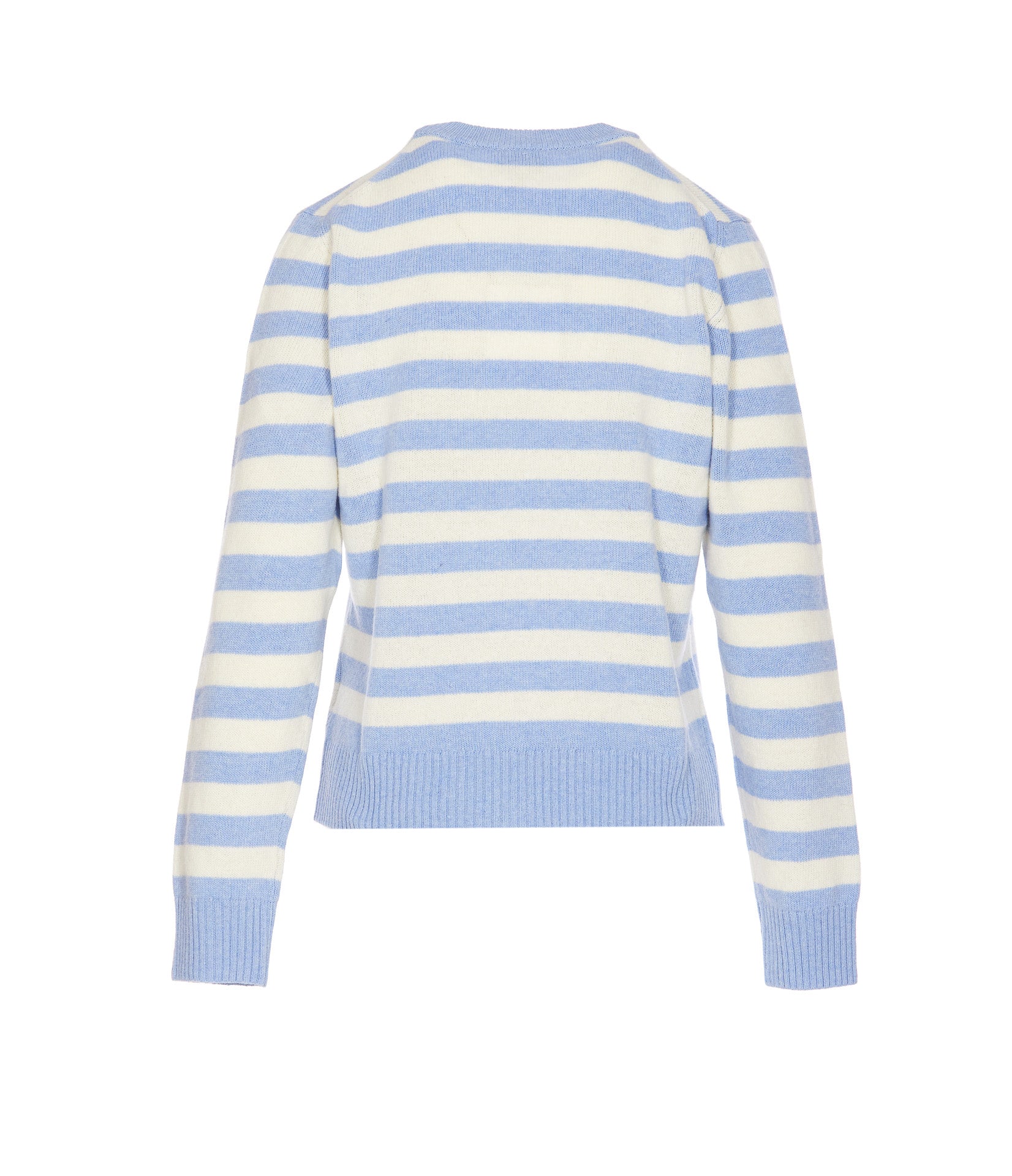 Ganni Sweaters Blue Wool