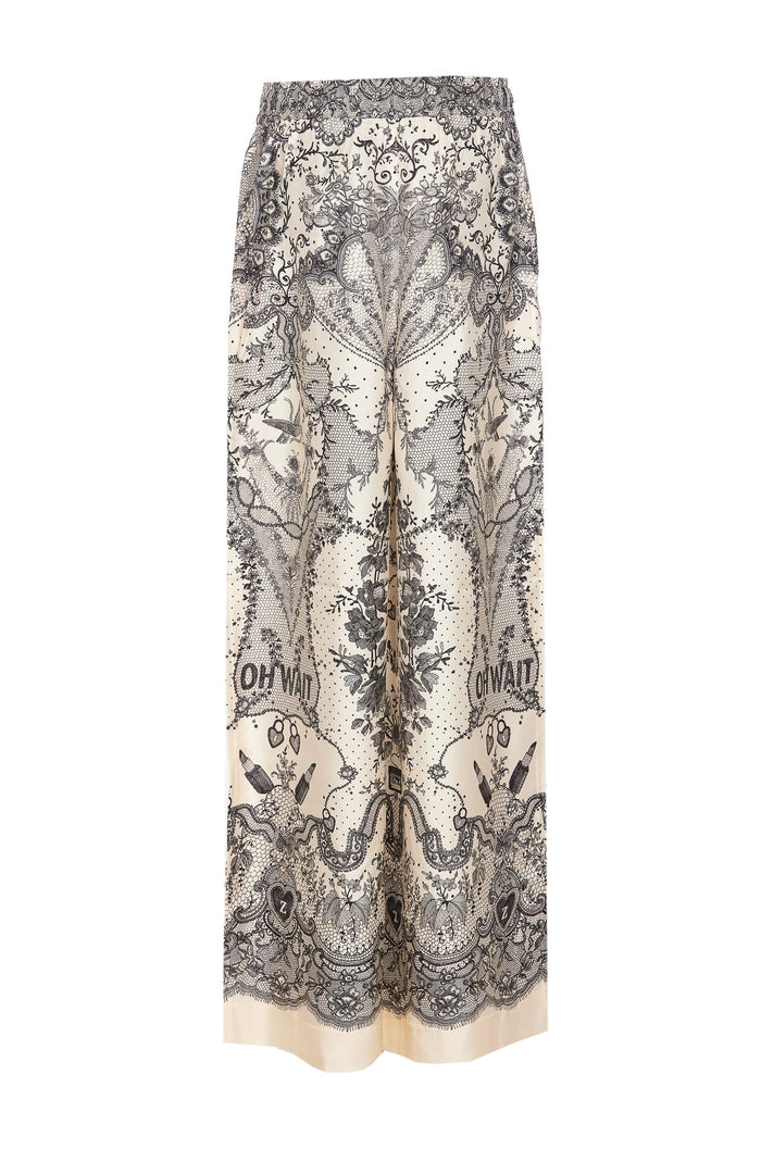 Zimmermann Trousers Grey Silk