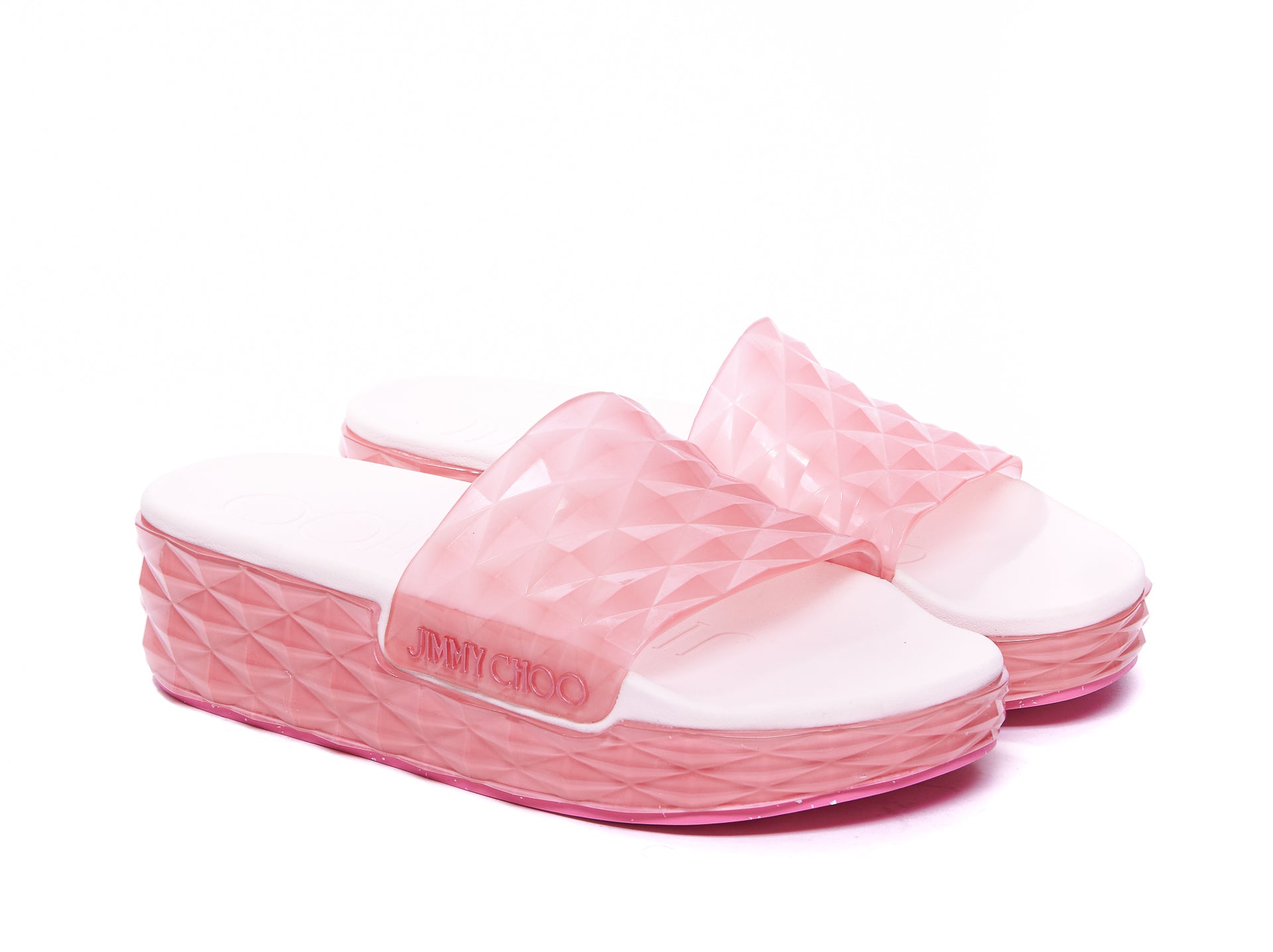 Jimmy Choo Sandals Pink Rubber