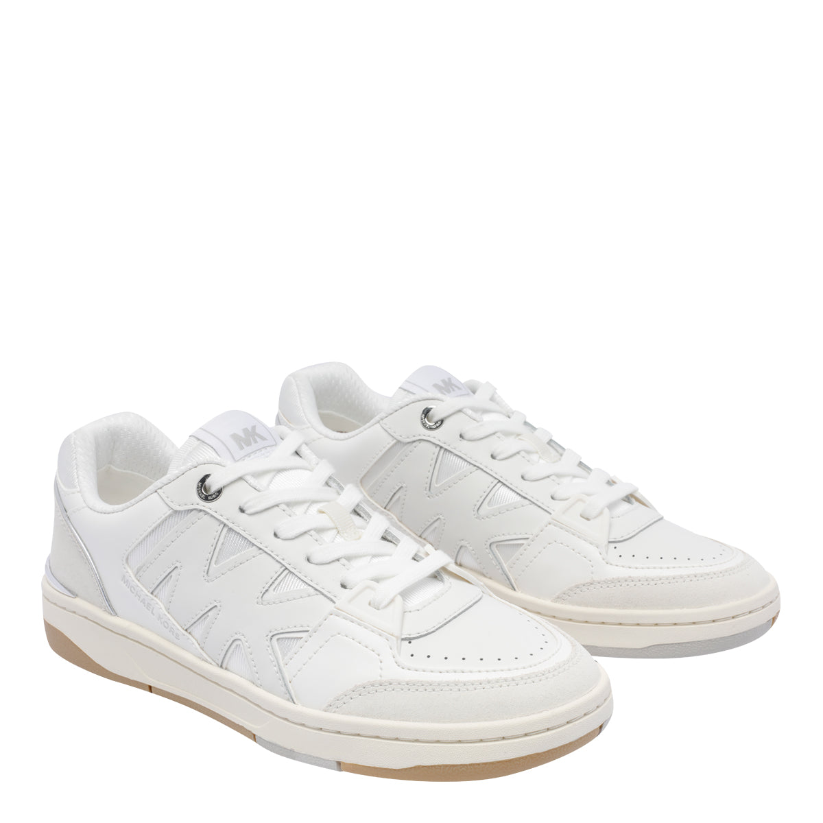 Michael Kors Sneakers White Calf Leather/rubber Sole