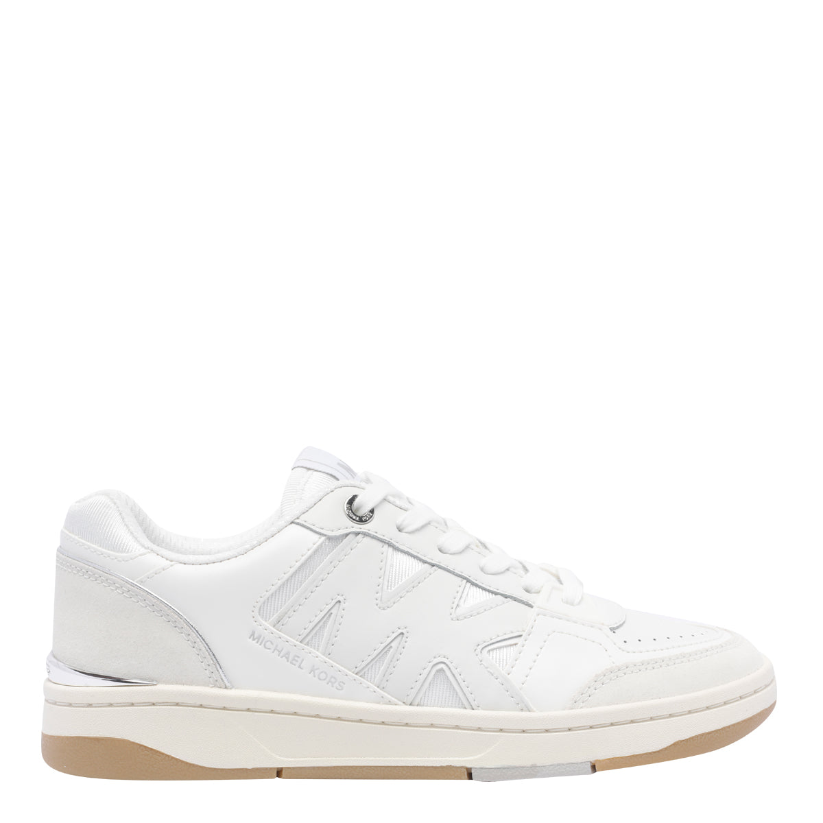 Michael Kors Sneakers White Calf Leather/rubber Sole
