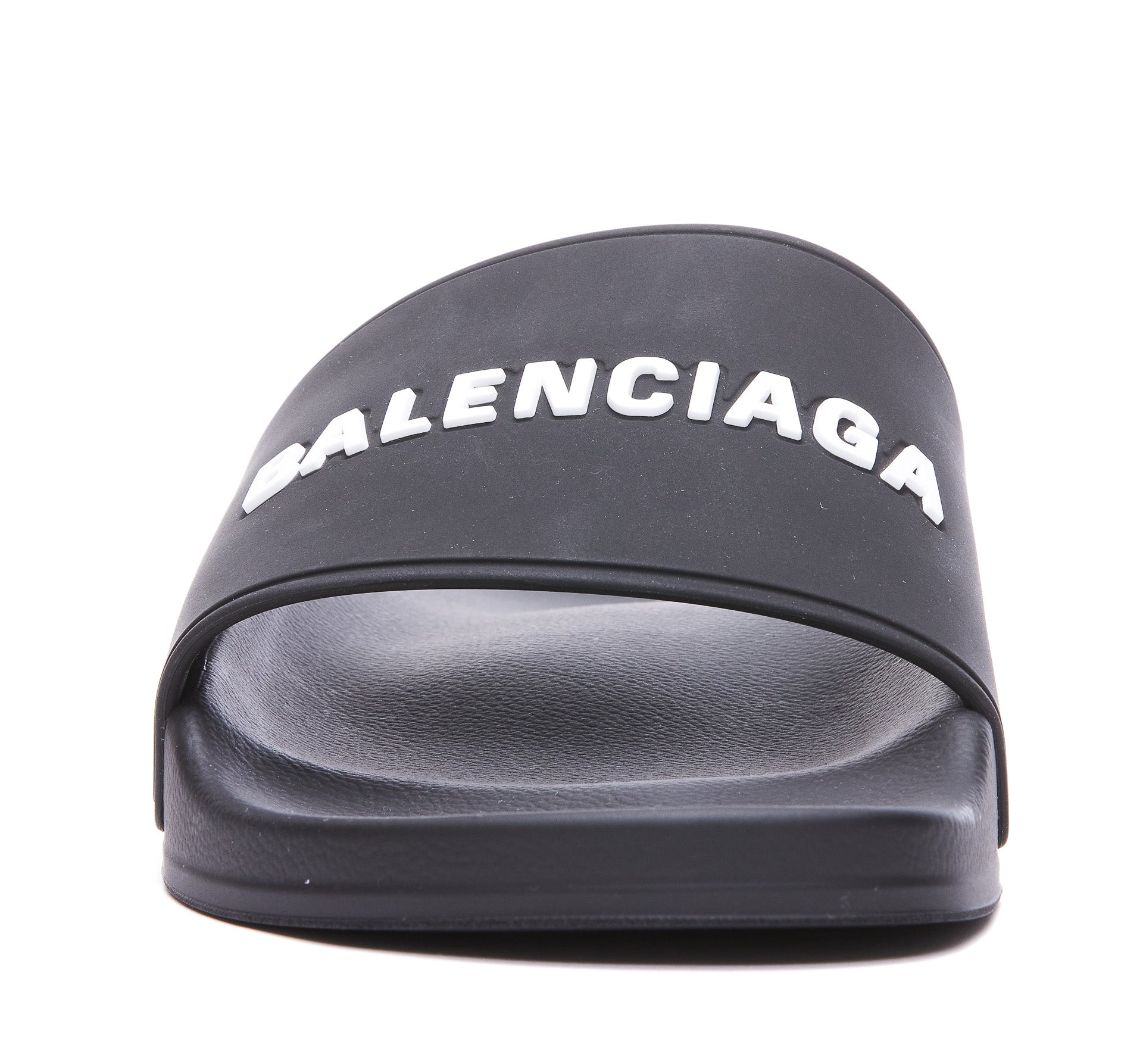 Balenciaga Sandals Black Rubber/ Rubber Sole