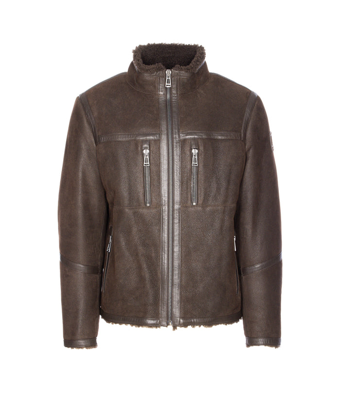 Belstaff Jackets Brown Real Fur