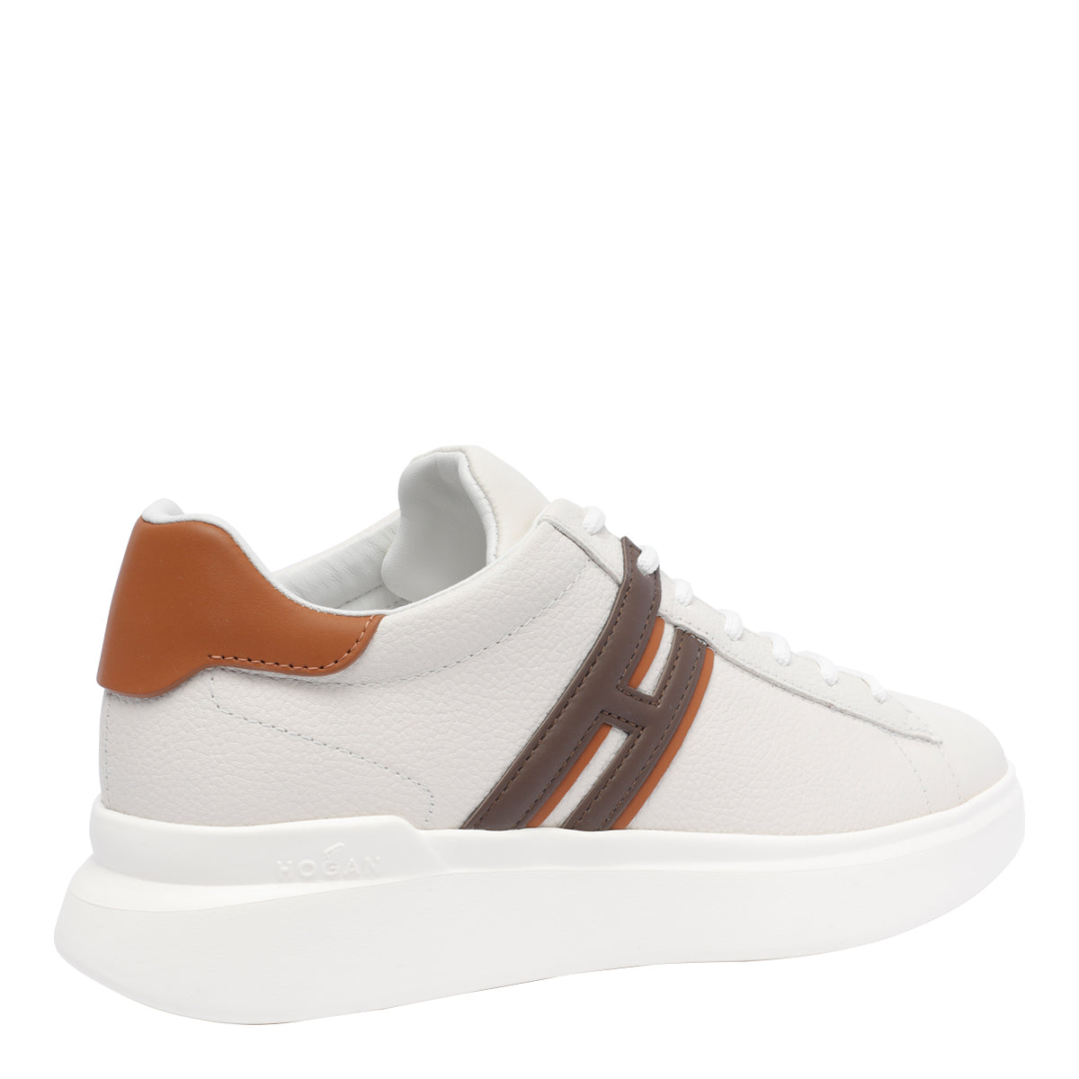 Hogan Sneakers White Calf Leather/rubber Sole