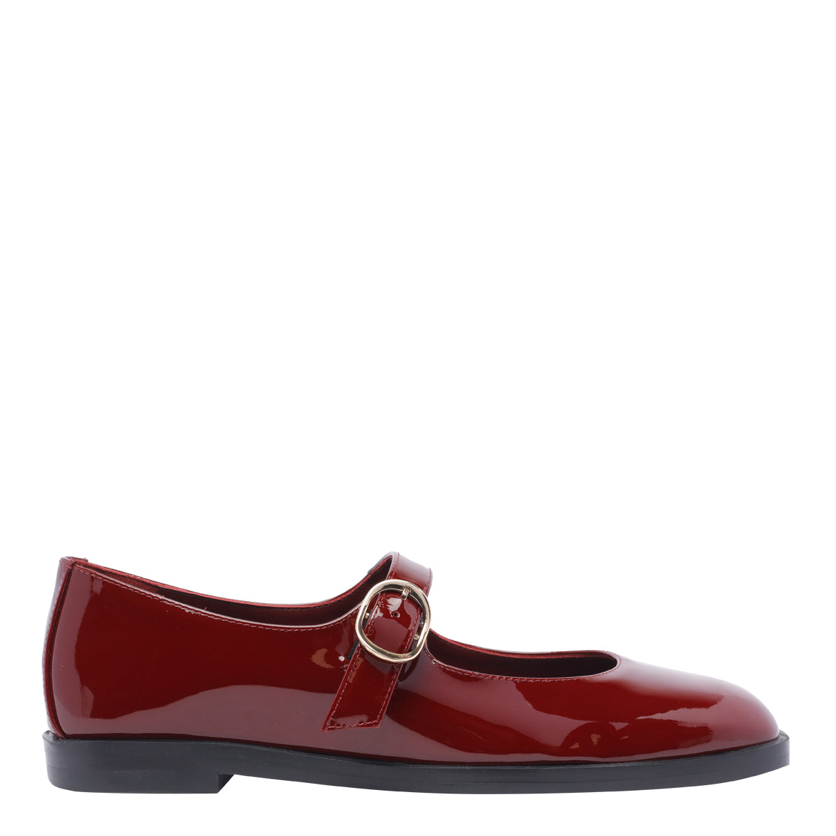Stuart Weitzman Flat Shoes Red Patent Leather/leather Sole