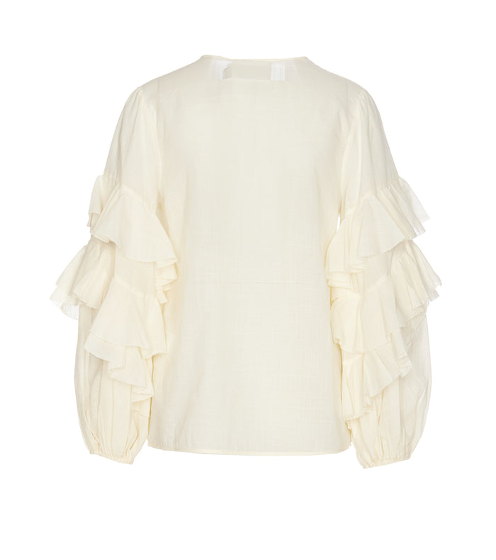 Zimmermann Shirts White Cotton