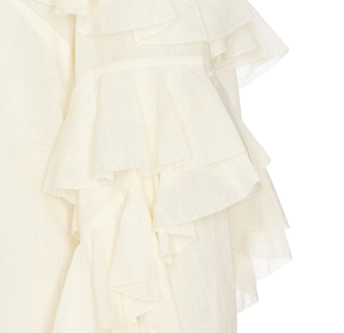 Zimmermann Shirts White Cotton